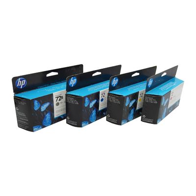 Original-Tintenpatrone für HP 72 T770 T790 T795 T610 T620 T1100 T1120 T1200 T1300 T2300 Sechs Farben C9370A C9371A C9372A C9373A C9374A C9403A 130ml