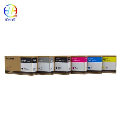 HP 72 Tintenpatronen-Set 6 Farben Kompatibel mit DesignJet T610 T770 T1200 für lichtbeständige Ergebnisse